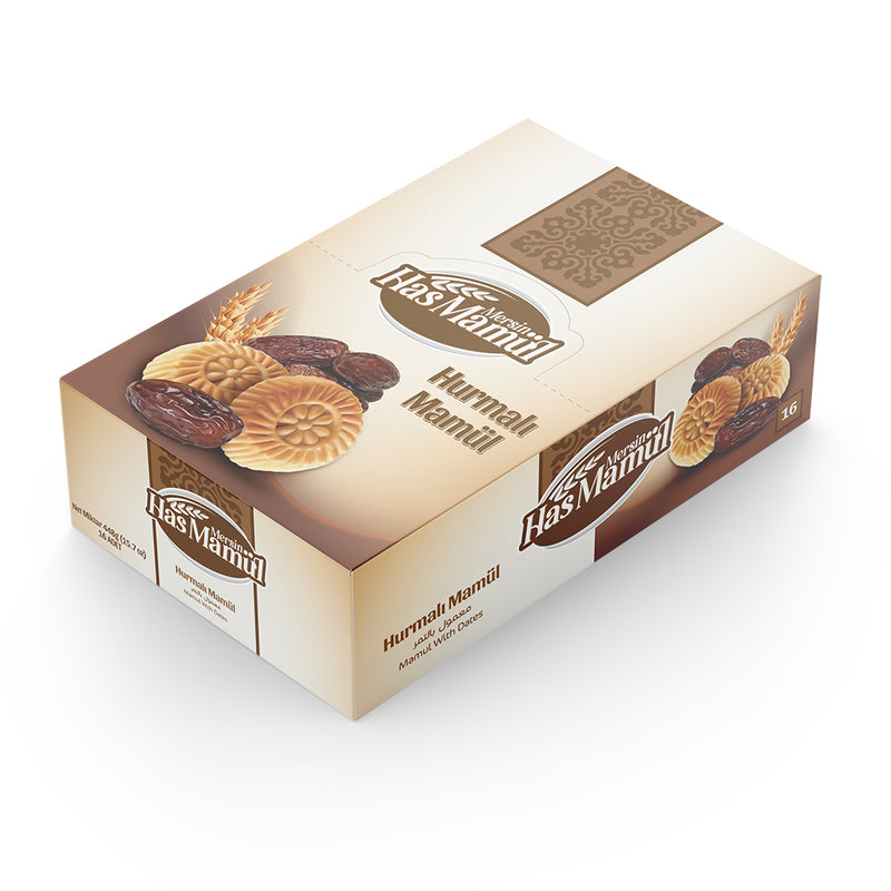 Has Mamul With Dates 16 Pcs - معمول بالتمر