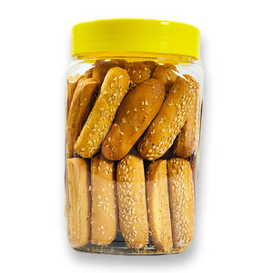 Syrian Sesame Mini Bread Sticks  - 225 gm - أصابع كعك الشام بالسمسم