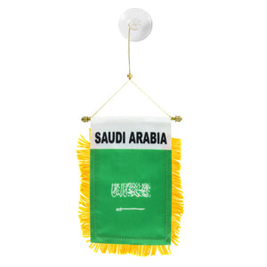 Saudi Arabia Mini Hanging Flag