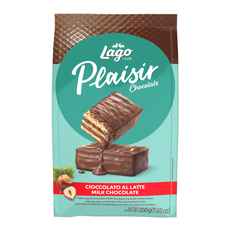 Lago Plaisir Chocolate Wafers  - لاجو ويفر بطبقة شوكلاتة