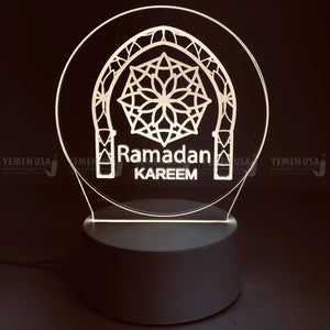 Led Ramadan Clear Glass Light -