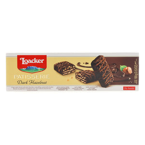 Loacker Patisserie Dark Hazelnut Wafer - 100gm - لوكر ويفر