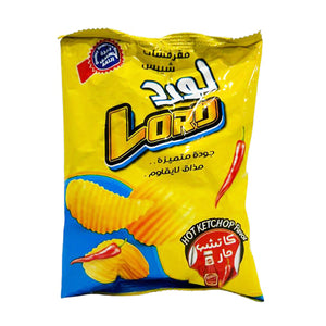 Lord Chips Hot Ketchup 12pk - شيبس لورد