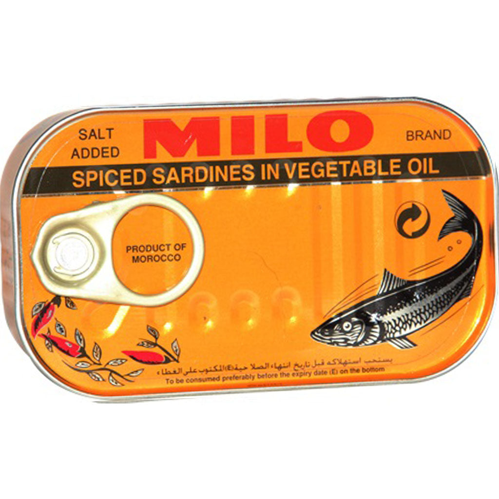 Milo Spiced Sardines in Vegetable Oil - ميلو سردين