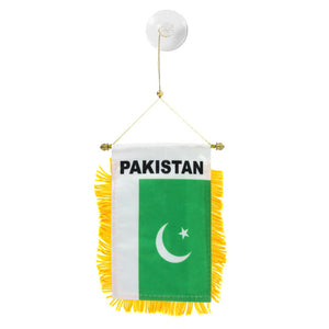 Pakistan Mini Hanging Flag