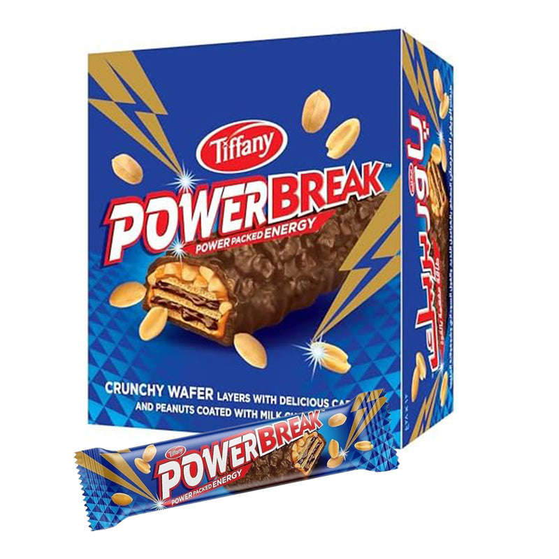 Power Break Chocolate Bars  - Box 24 Pcs - ويفر بريك