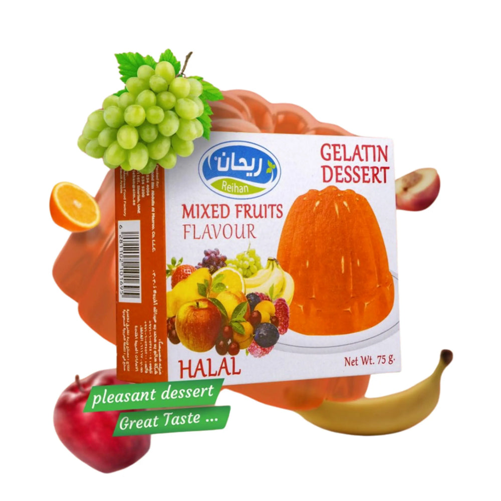 Reihan Mixed Fruit Jelly - جلي بنكهة الفواكه المشكلة