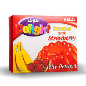 Noon Delight Banana/Strawberry Jelly 85 Gm- Grocery