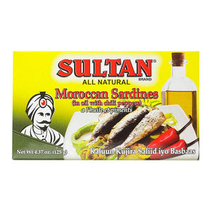 Sultan- Moroccan Sardines in Oil with Chili Peppers