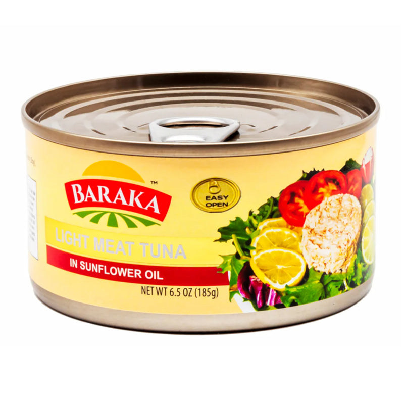 Baraka Tuna in Sunflower Oil - تونا في زيت دوار الشمس