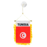 Tunisia Mini Hanging Flag