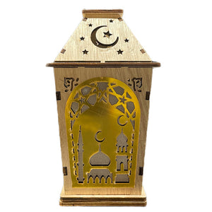 Wooden Led Ramadan Lantern -