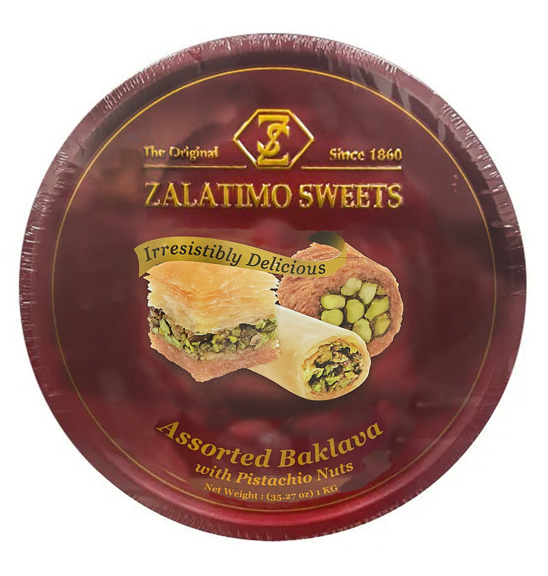 Zalitmo- Assorted Baklava Sweets 1kg - بقلاوة مشكلة